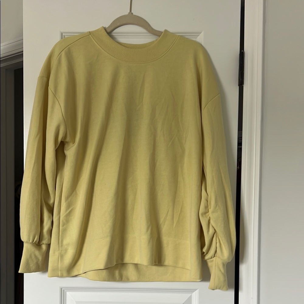 Yellow Long Sleeve Sweatshirt